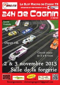 Les 24h de Cognin. Du 2 au 3 novembre 2013 à Cognin. Savoie. 